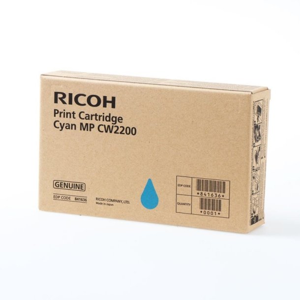 Ricoh CW2200SP original bl�kpatron - 100 ml - Cyan